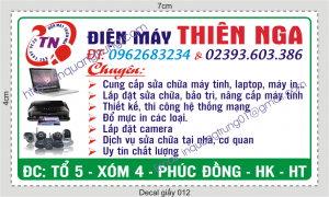 In tem decal giấy