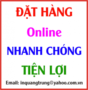 Quy trình đặt hàng online của In Quang Trung